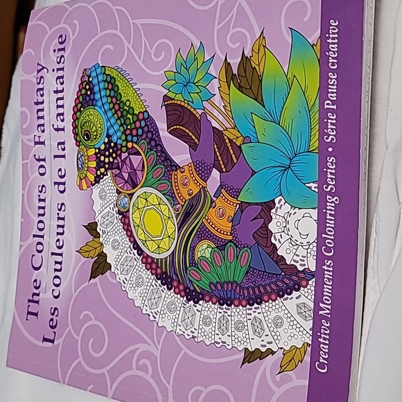 Adult Coloring Book Designs:The Colours of Fantasy,Creative Moments … - Picture 1 of 7